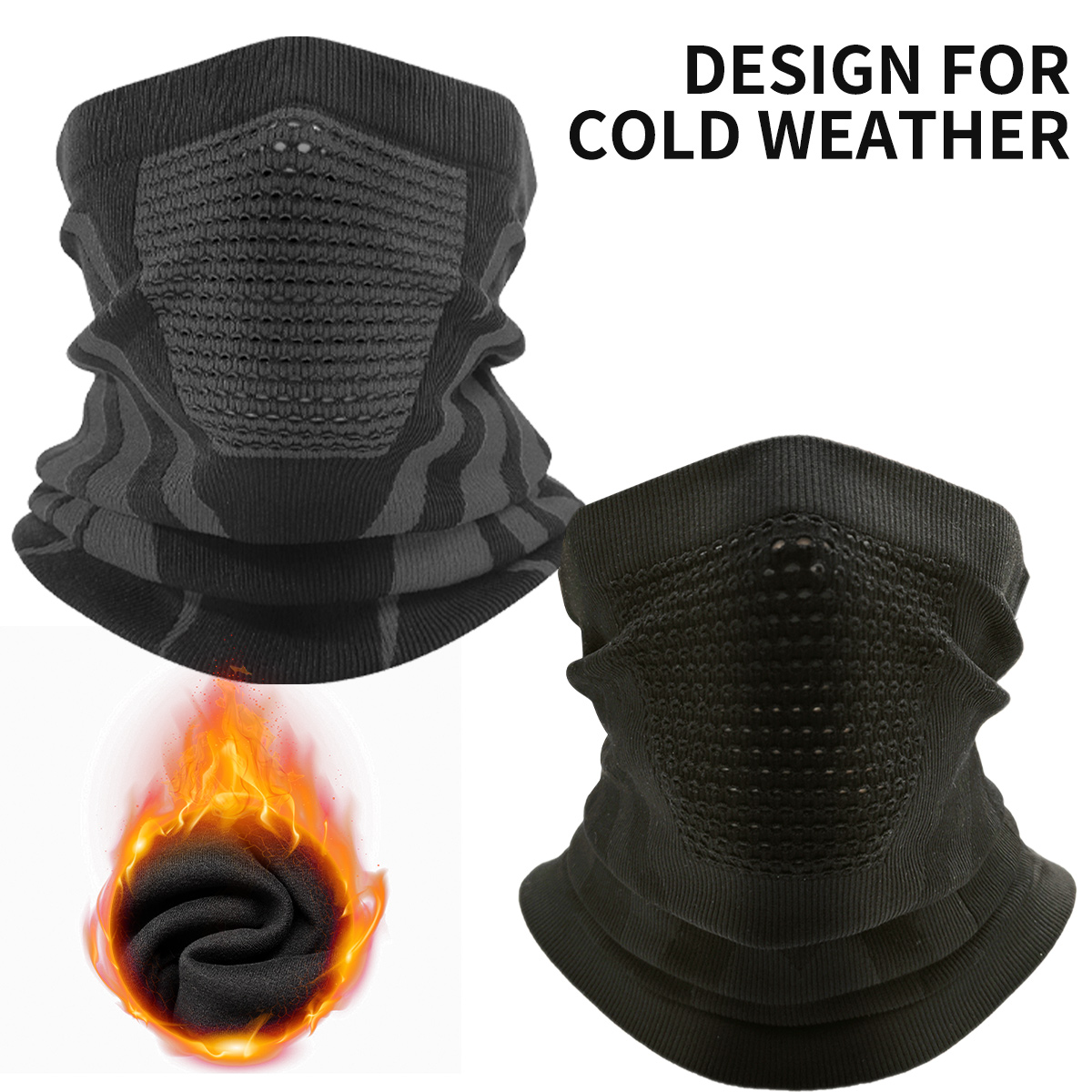 Mens Fashion Caps - Winter-Halswärmer, Gamasche, warme Polar-Fleece-Sturmhaube, Unisex-Vollgesichtsmaske, Wintersportmütze,