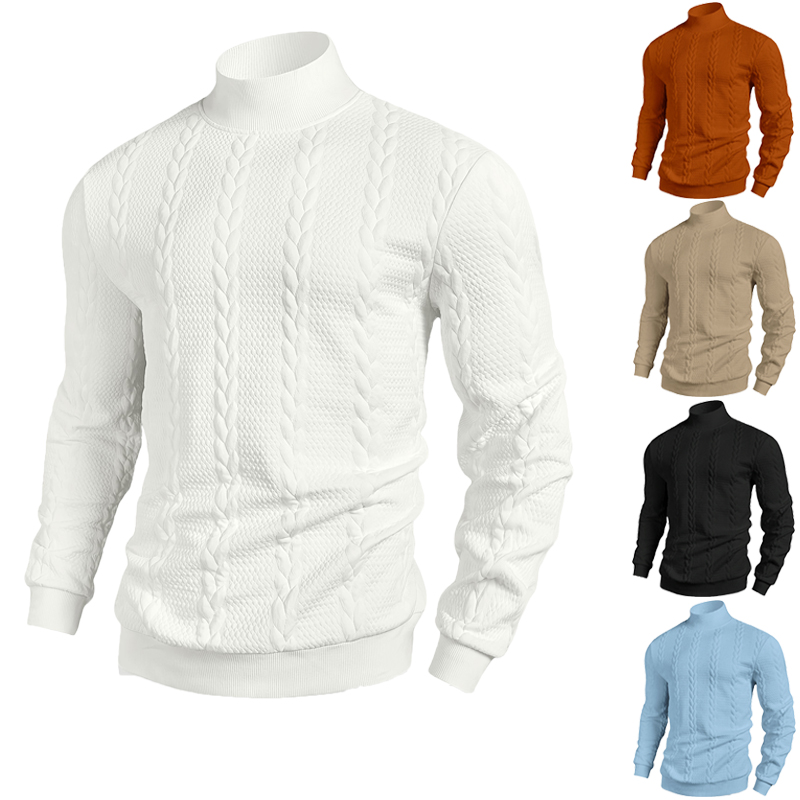 Turtleneck Sweater Men - 2025, Herbst/Winter, neue europäische und amerikanische