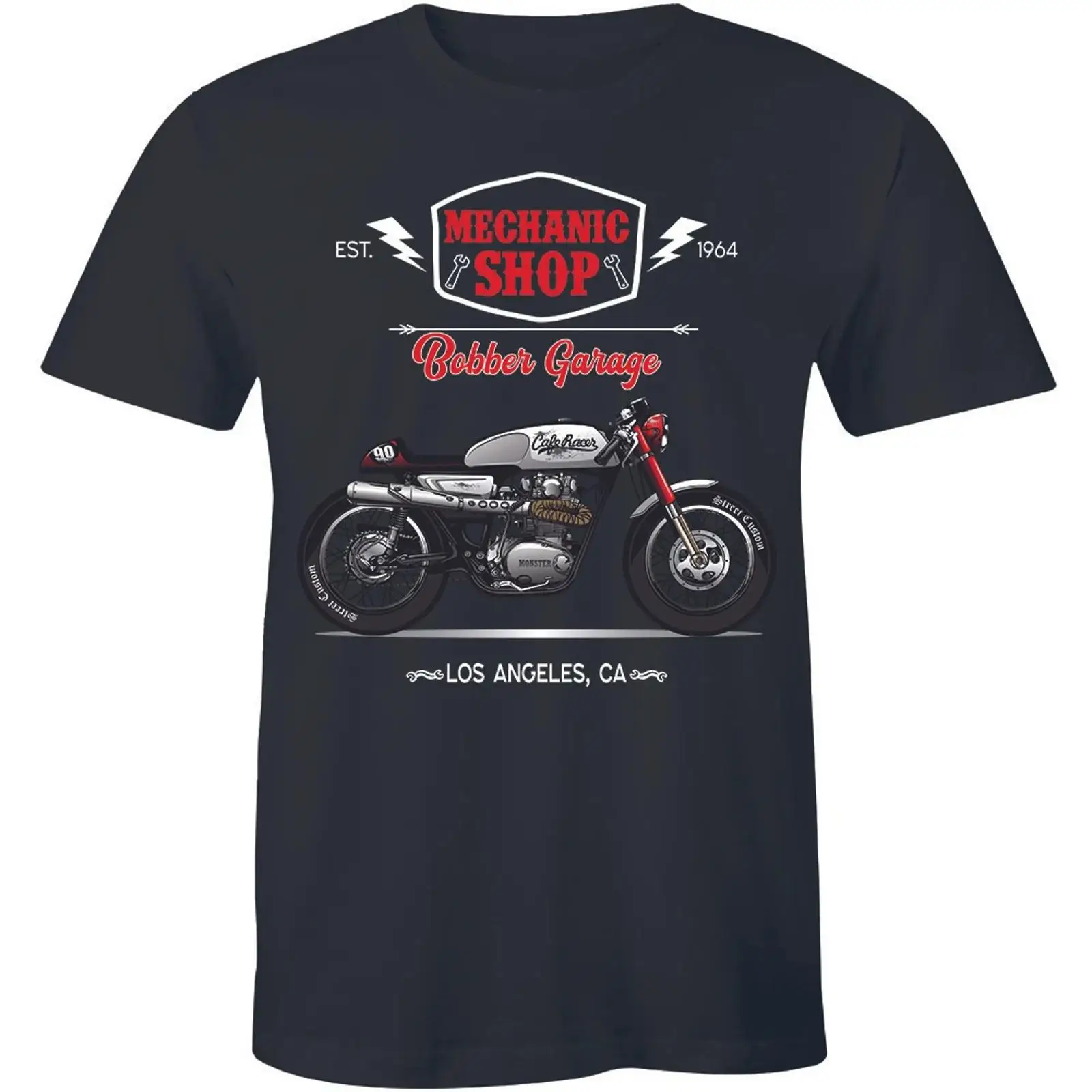 Men'S Fashion Garage - Mechanic Shop Bobber Garage Est 1964