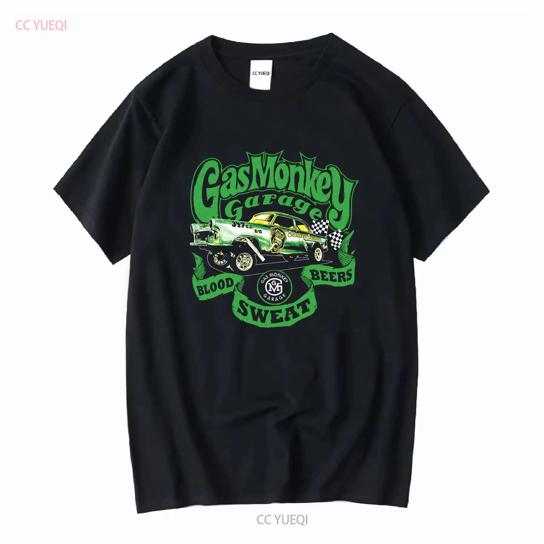 Men'S Fashion Garage - 2024 Mode T-Shirt für Herren Gas