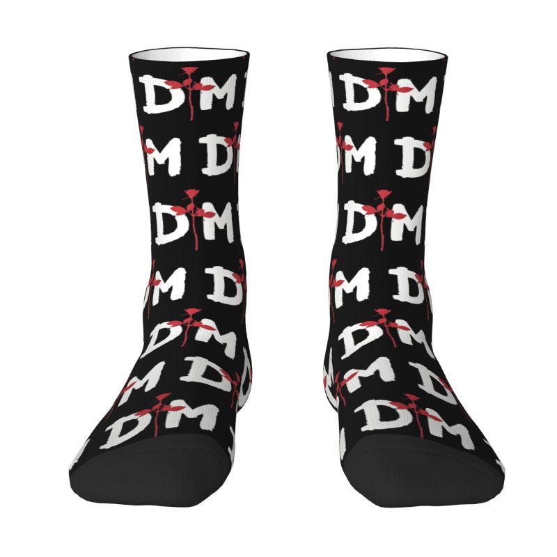 Mens Fashion Dress - Benutzerdefinierte Depeche Mode Herren-Crew-Socken, Unisex, modisch,