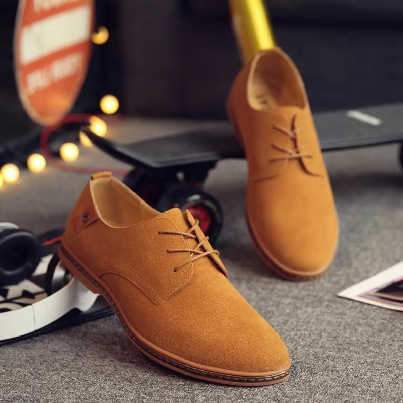 Men'S Fashion Websites - Herrenschuhe Direktverkauf ab Werk Lässige Nubukleder-Schuhe