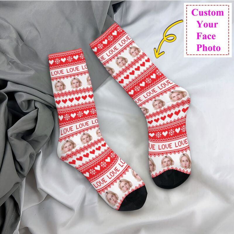 Mens Fashion Dress - Weihnachten personalisierte benutzerdefinierte Gesicht Foto Kleid