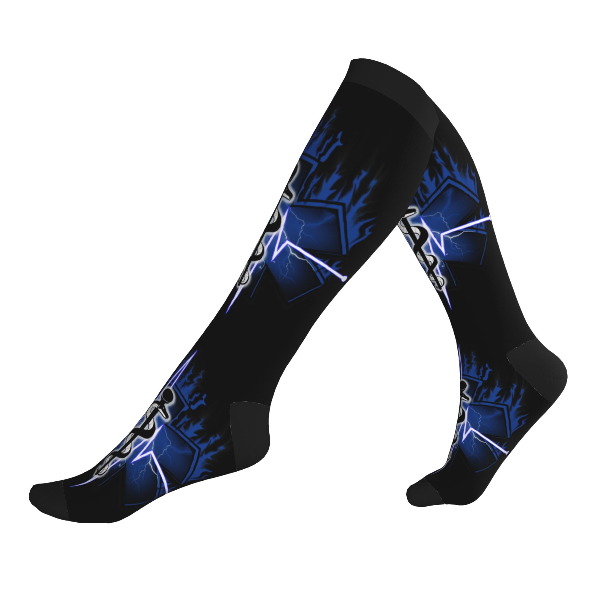 Men'S Fashion Logo - Modische Emt Star Of Life Logo-Socken