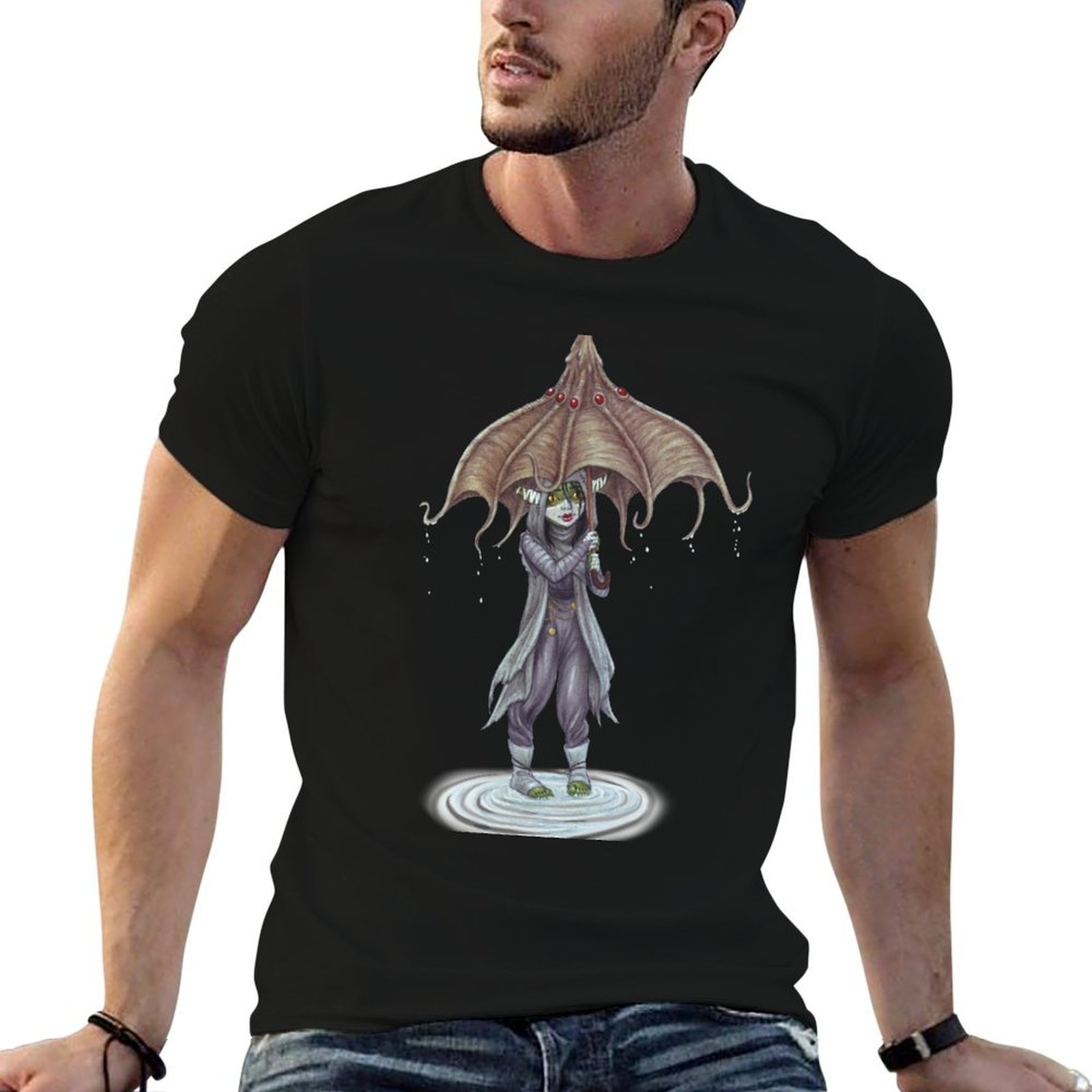 Men'S Fashion Umbrella - Nott n Umbrella T-Shirt Lässiges, modisches