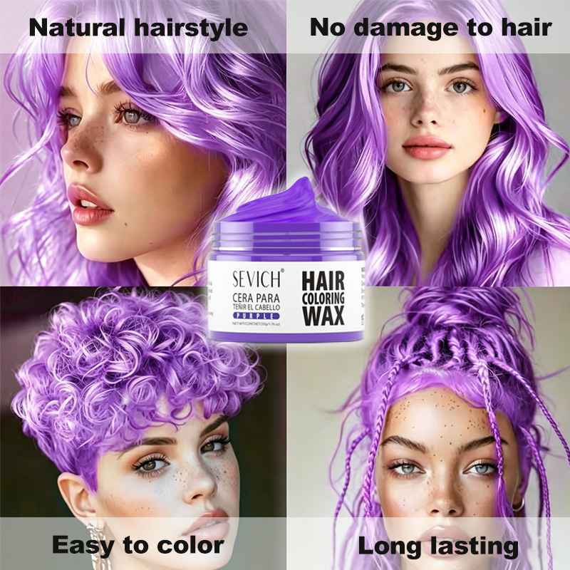 Men Fashion Hair Style - Valentinstag Haarfarbwachs für Männer & Frauen