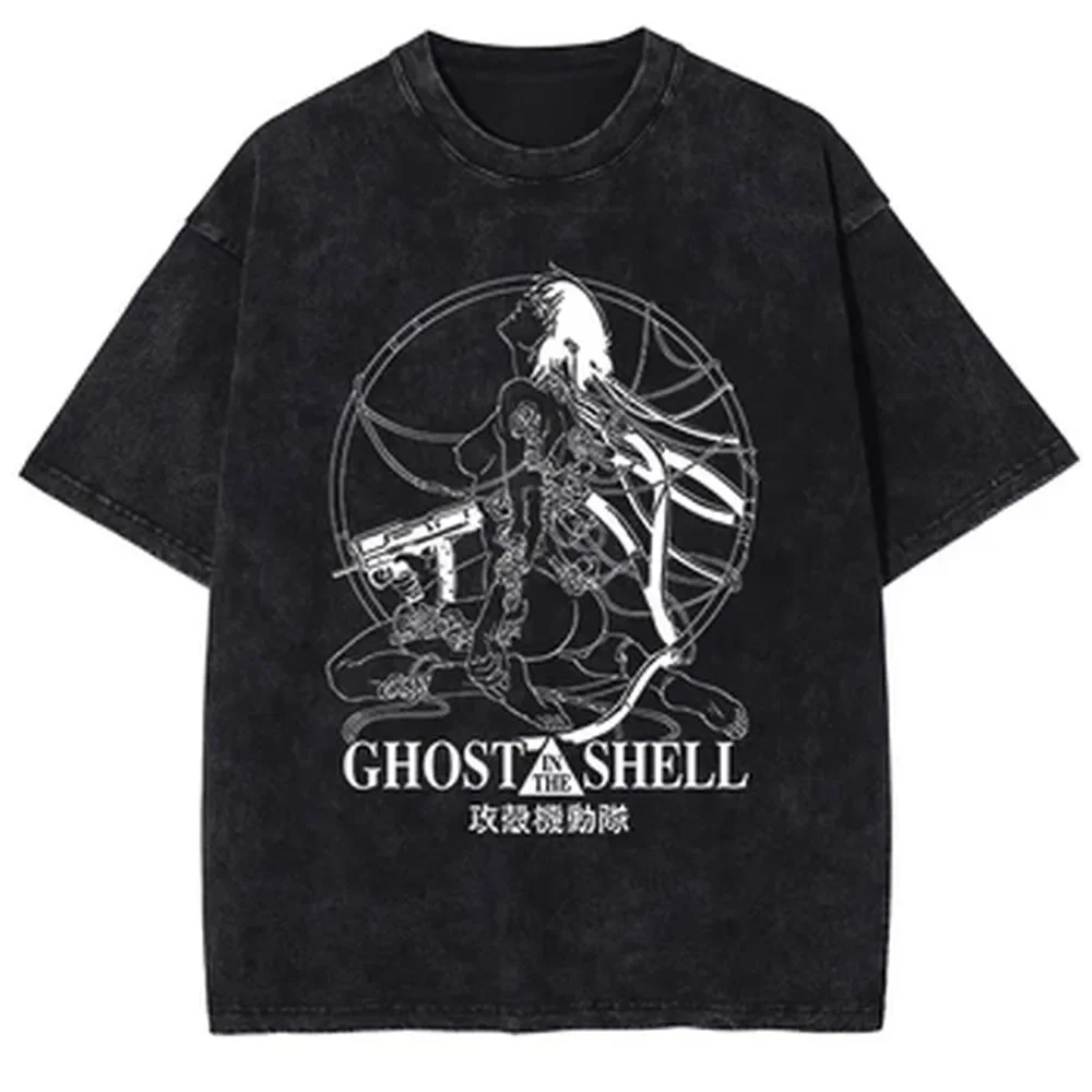 Graphic Tee Oversized - Ghost in the Shell Manga Grafik-T-Shirt
