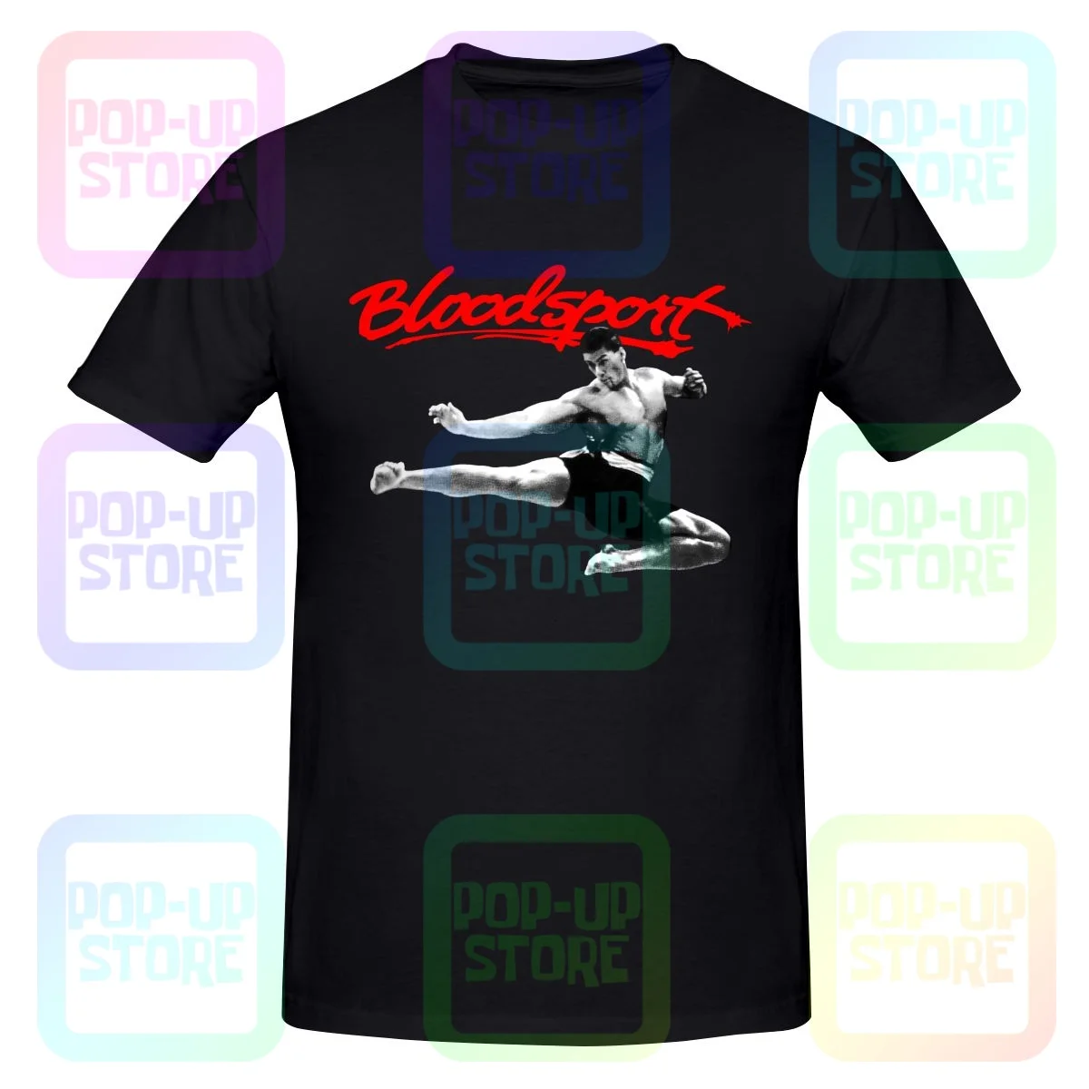 Men'S Fashion From The 80S - Bloodsport Van Damme Film Funko 80er