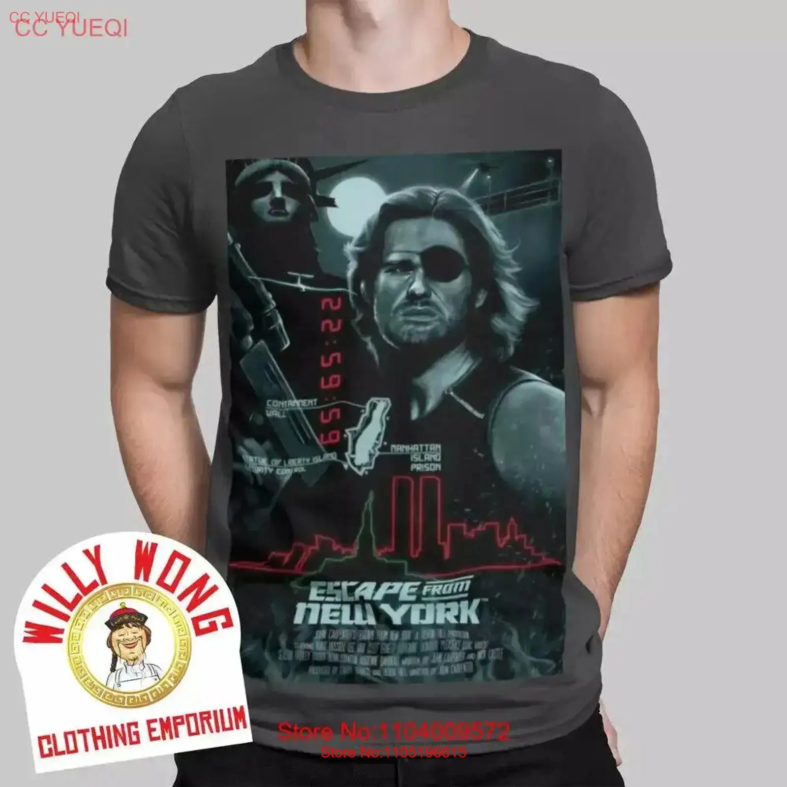 Men'S Fashion From The 80S - Escape From New York T-Shirt Retro-Film