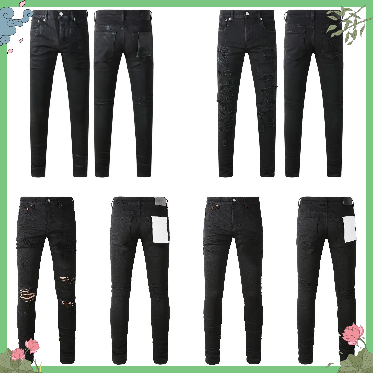 Men'S Fashion Nova Jeans - Neue modische Jeans für Herren, Streetwear