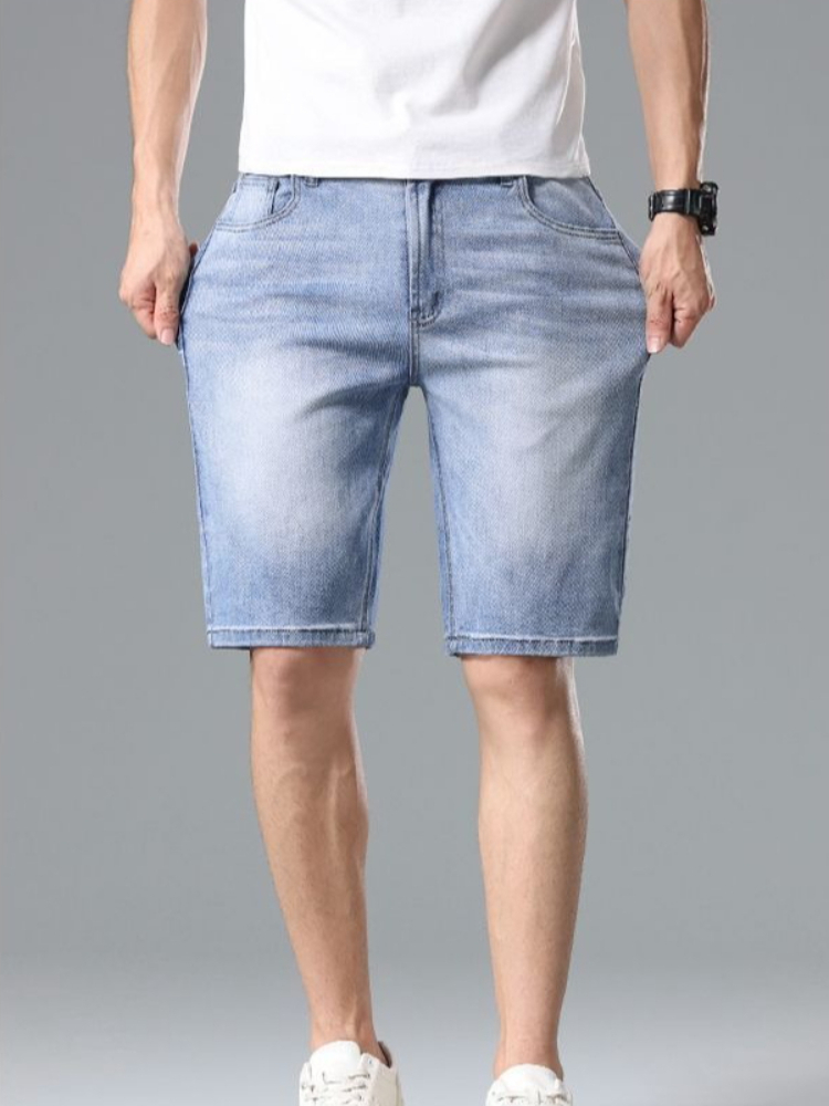 Men'S Fashion For Hot Weather - Sommerliche Herren-Jeansshorts im lockeren Schnitt, dünn,