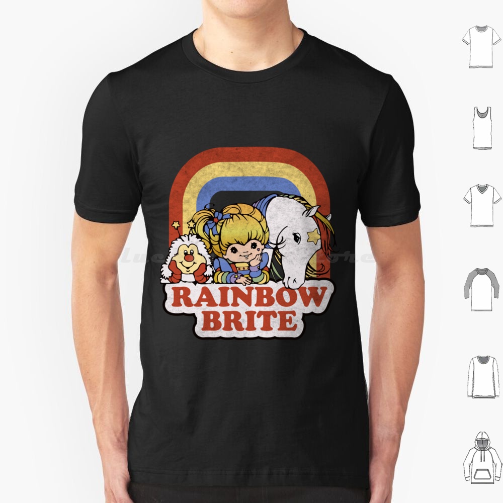 Men'S Fashion From The 80S - Rainbow Brite T-Shirt T-Shirt Baumwolle Männer