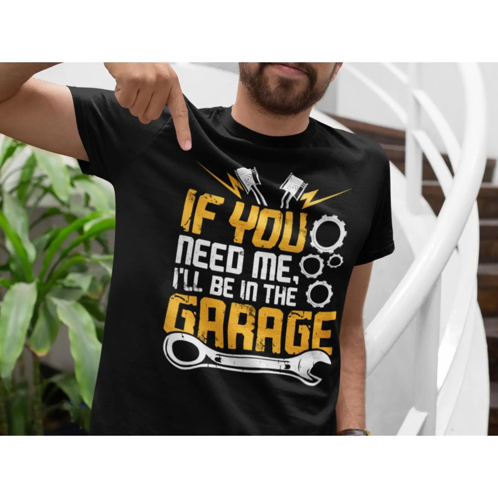 Men'S Fashion Garage - Garage Humor T-Shirt für Auto-Enthusiasten, Mechaniker,