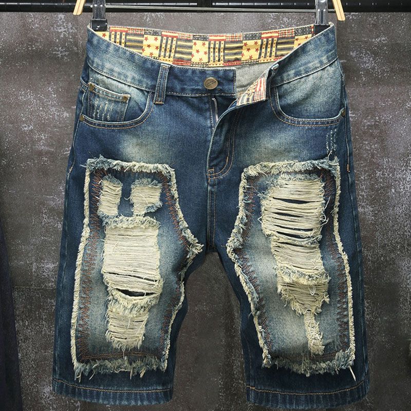 Men Fashion Jeans - Neue Jeans-Shorts im europäischen und amerikanischen