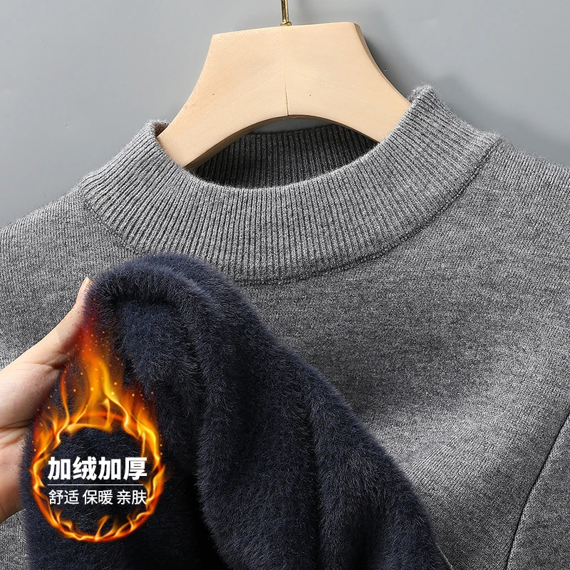 Turtleneck Sweater Men - Hälfte Rollkragen Strickwaren Pullover Neue Herbst/Winter