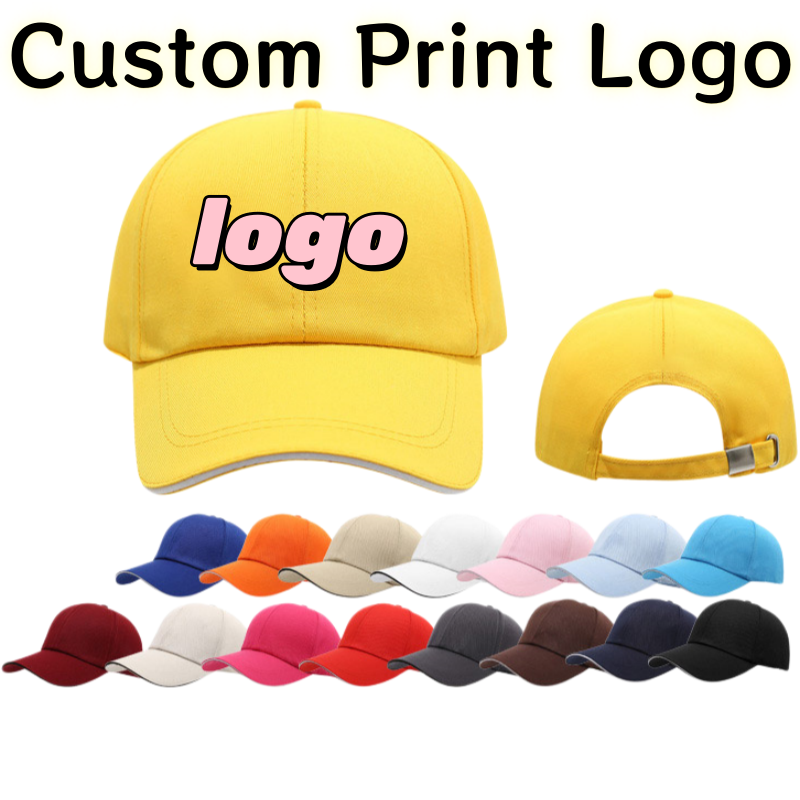 Mens Fashion Caps - Personalisierte Baseballkappe mit bedrucktem Logo, aus
