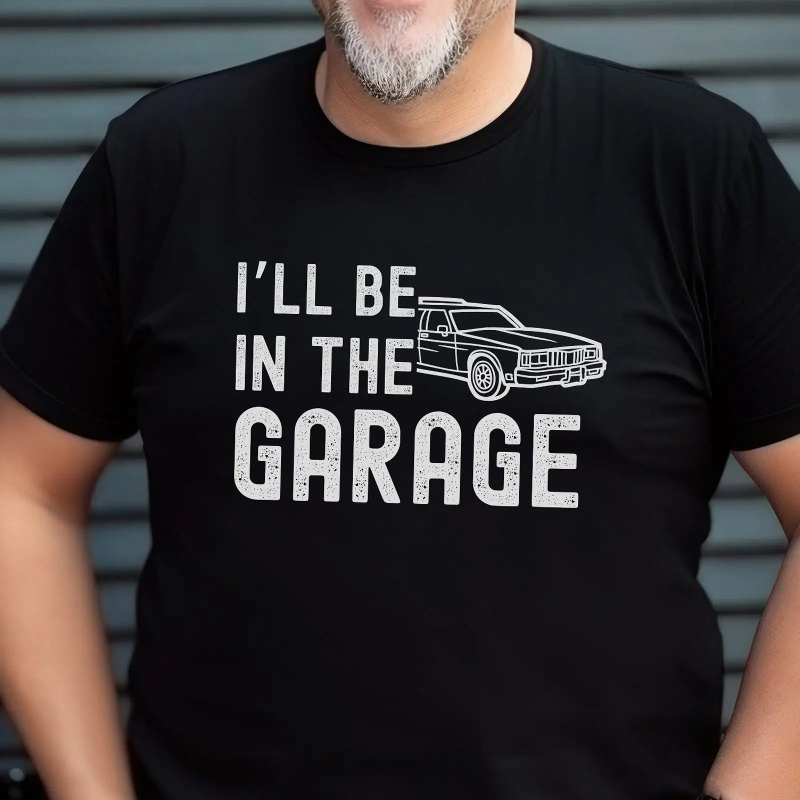 Men'S Fashion Garage - Lustiges Garage-T-Shirt, Dad Mechanic, Vintage-Stil, gewaschen,