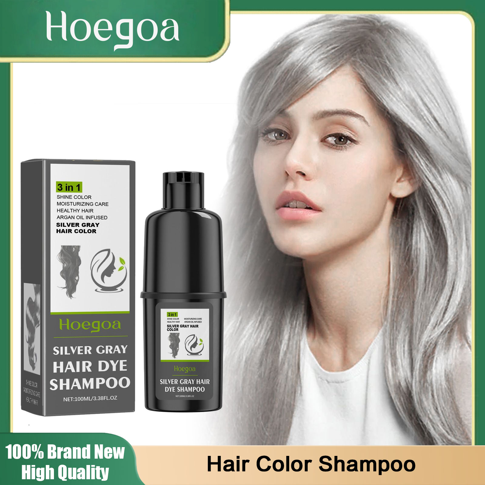 Men Fashion Hair Style - 3 in 1 Haar färbemittel Shampoo