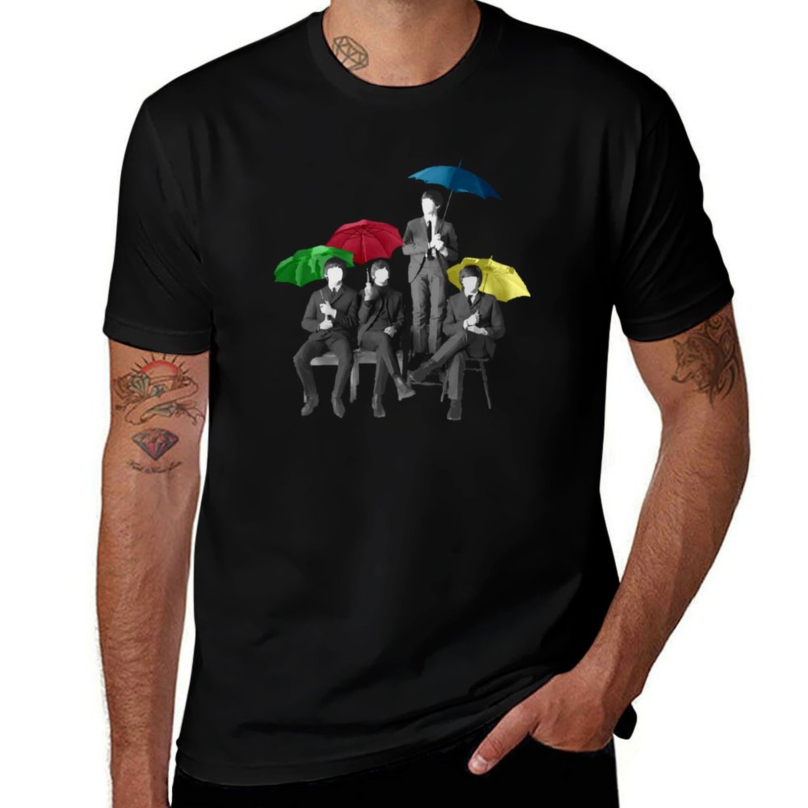 Umbrella Fab Four T-Shirt Läss – Men'S Fashion Umbrella Bewertung und Preis