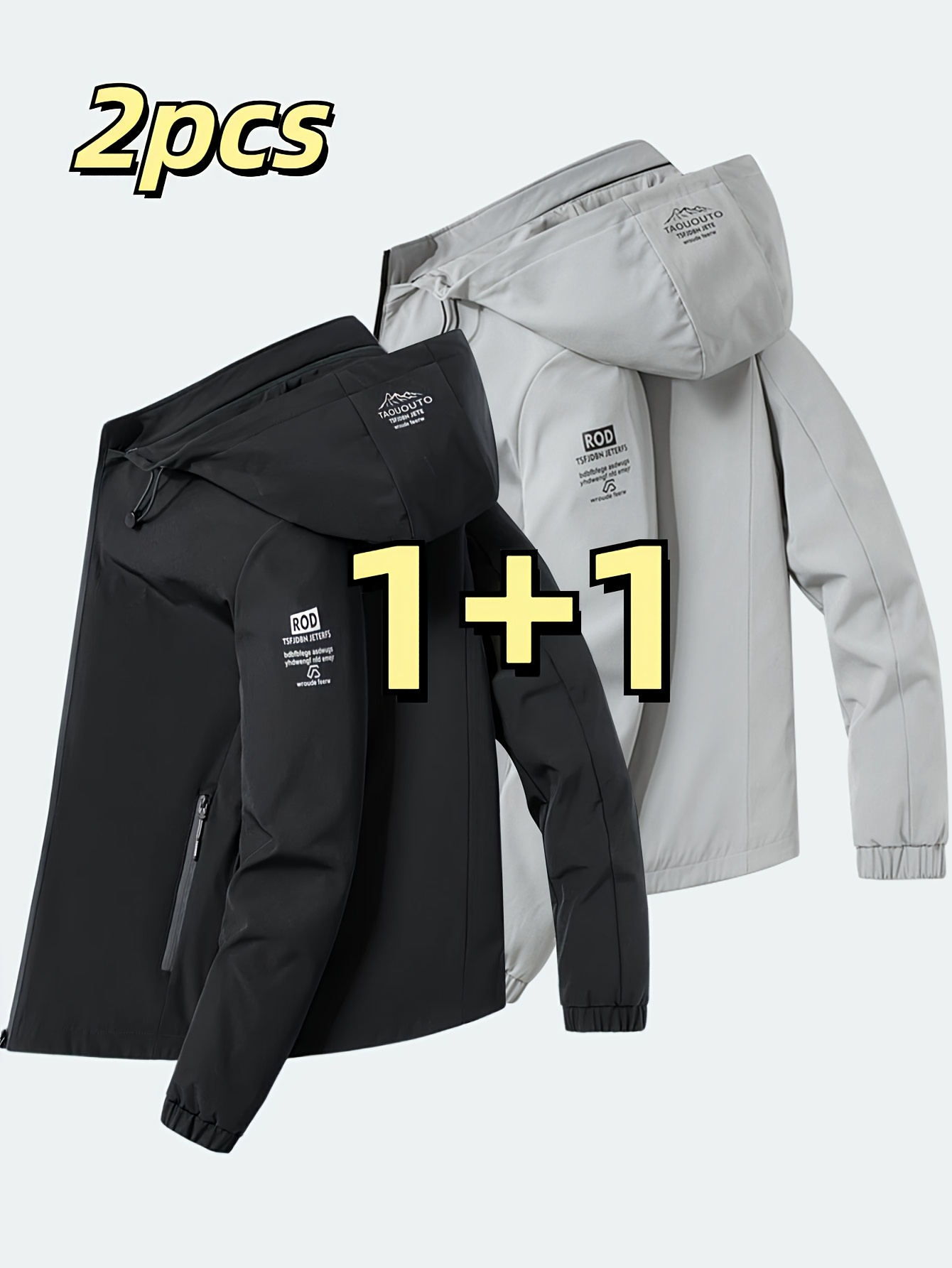 Zweiteilige modische winddicht – Men'S Fashion Zipper Jacket Bewertung und Preis