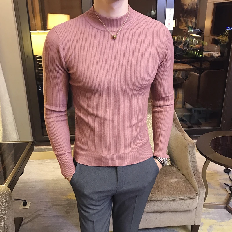 Neue Herbst Winter Hohe Kragen – Turtleneck Sweater Men Bewertung und Preis