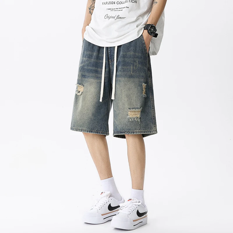 Sommer Dünne Denim Shorts männ – Men Fashion Jeans Bewertung und Preis
