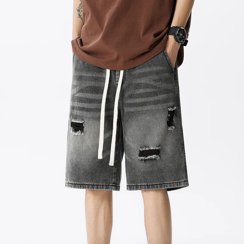 Sommer Dünne Denim Shorts männ – Men Fashion Jeans Bewertung und Preis
