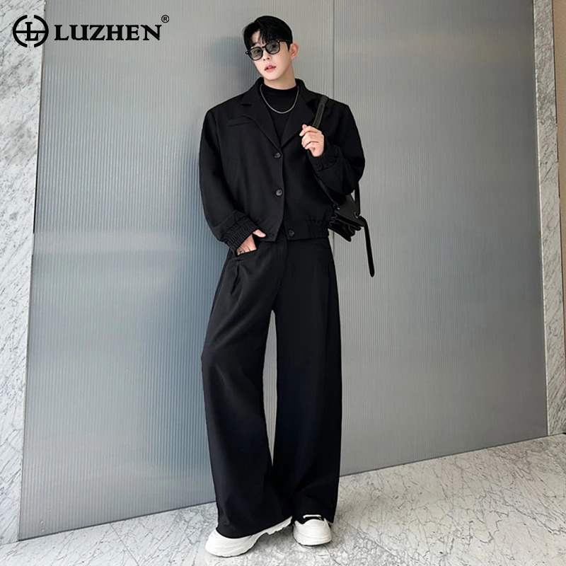 LUZHEN Frühlings-Blazer mit Kr – Men'S Fashion Zipper Jacket Bewertung und Preis