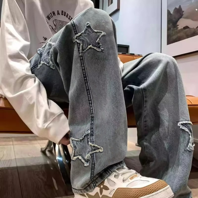 Neue Herren Star bestickte Mod – Men'S Fashion Nova Jeans Bewertung und Preis