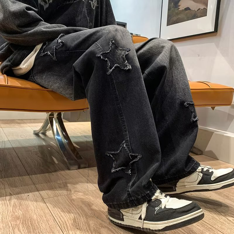 Neue Herren Star bestickte Mod – Men'S Fashion Nova Jeans Bewertung und Preis