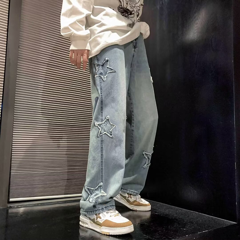 Neue Herren Star bestickte Mod – Men'S Fashion Nova Jeans Bewertung und Preis