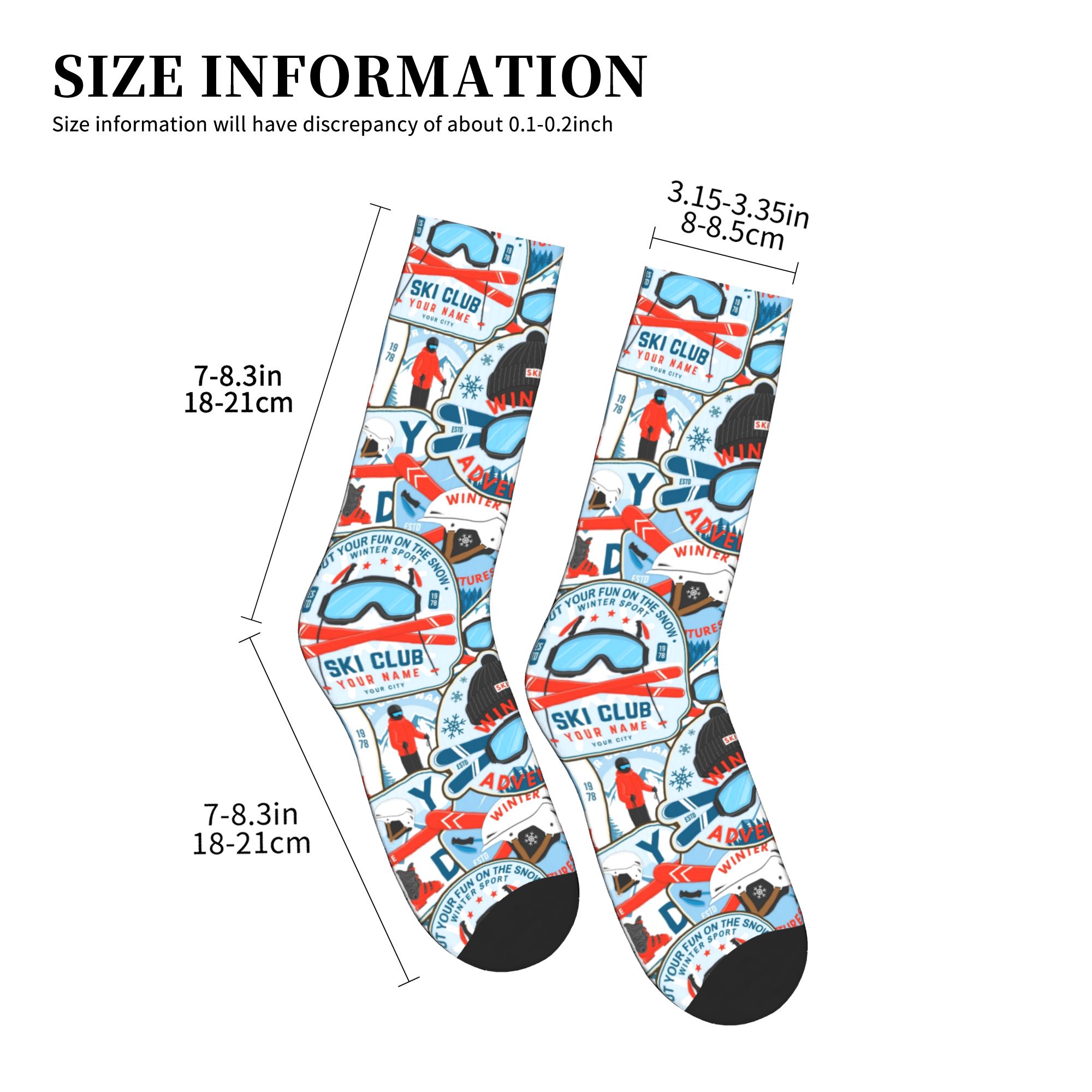Vintage Red Blue Ski Club Sock – Mens Fashion Dress Bewertung und Preis