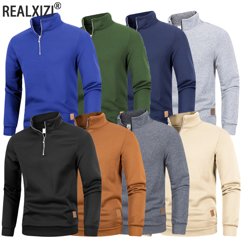 Herbst männer Halb Zipper Steh – Turtleneck Sweater Men Bewertung und Preis