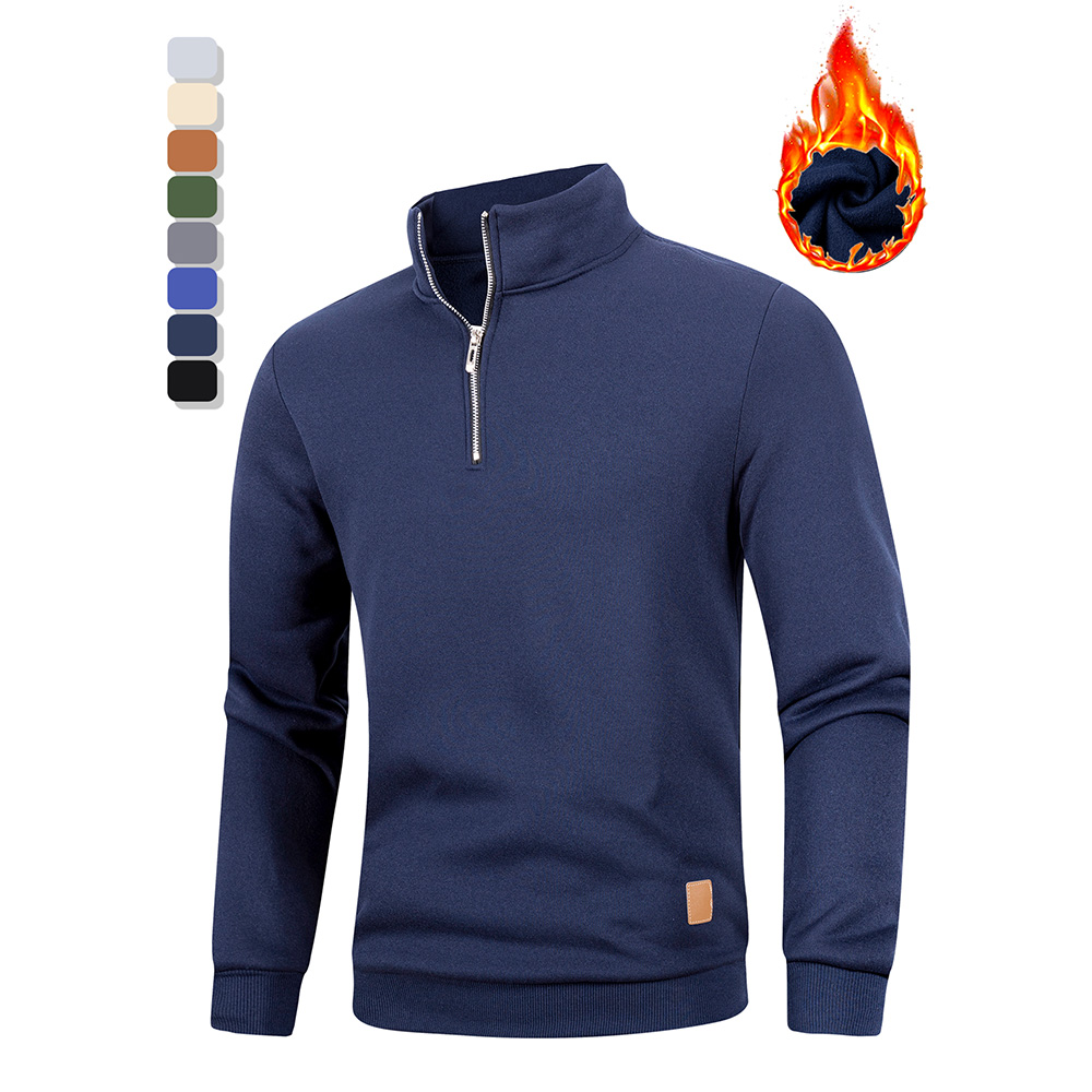 Herbst männer Halb Zipper Steh – Turtleneck Sweater Men Bewertung und Preis