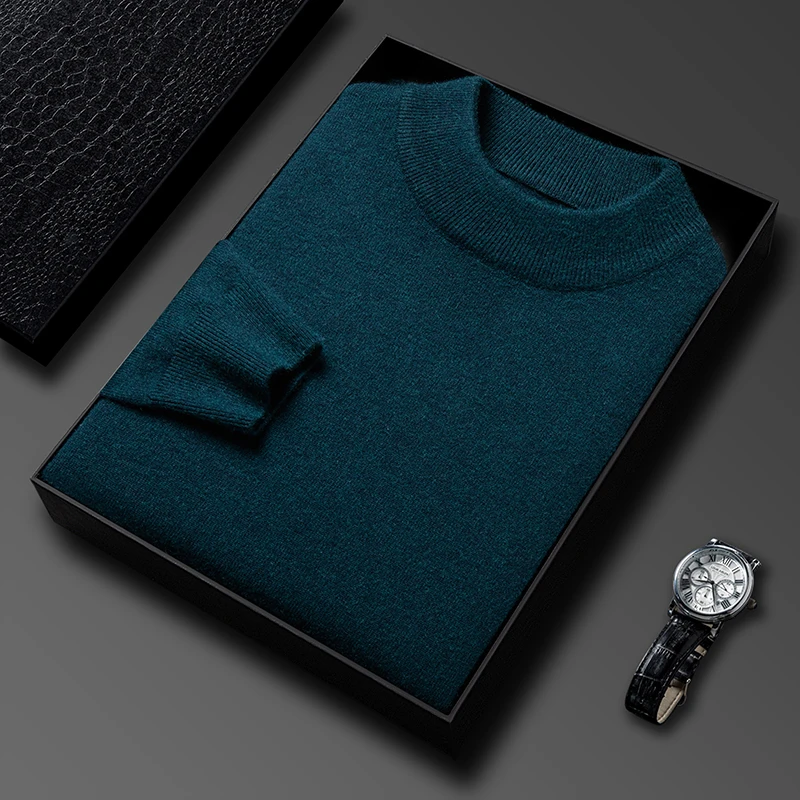 Hälfte Rollkragen Strickwaren  – Turtleneck Sweater Men Bewertung und Preis