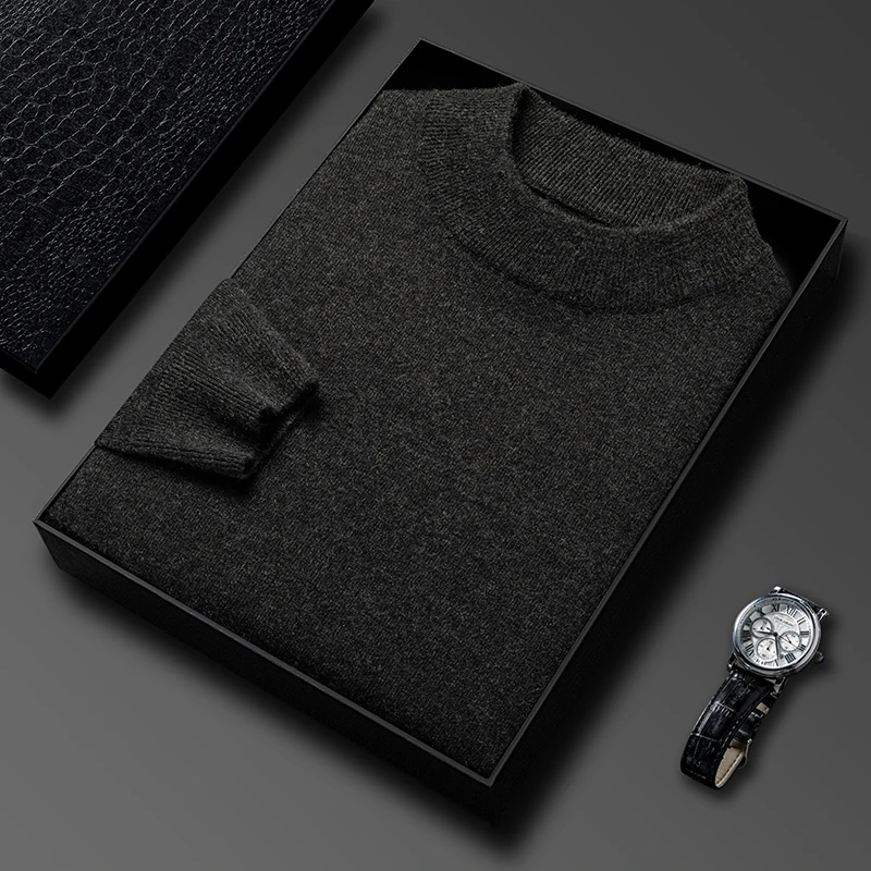 Hälfte Rollkragen Strickwaren  – Turtleneck Sweater Men Bewertung und Preis