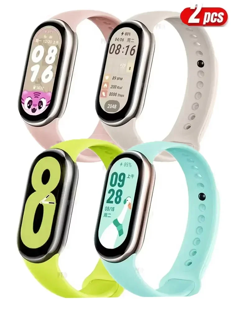 2PCS Silikon Strap Für Xiaomi  – Men'S Fashion Websites Bewertung und Preis