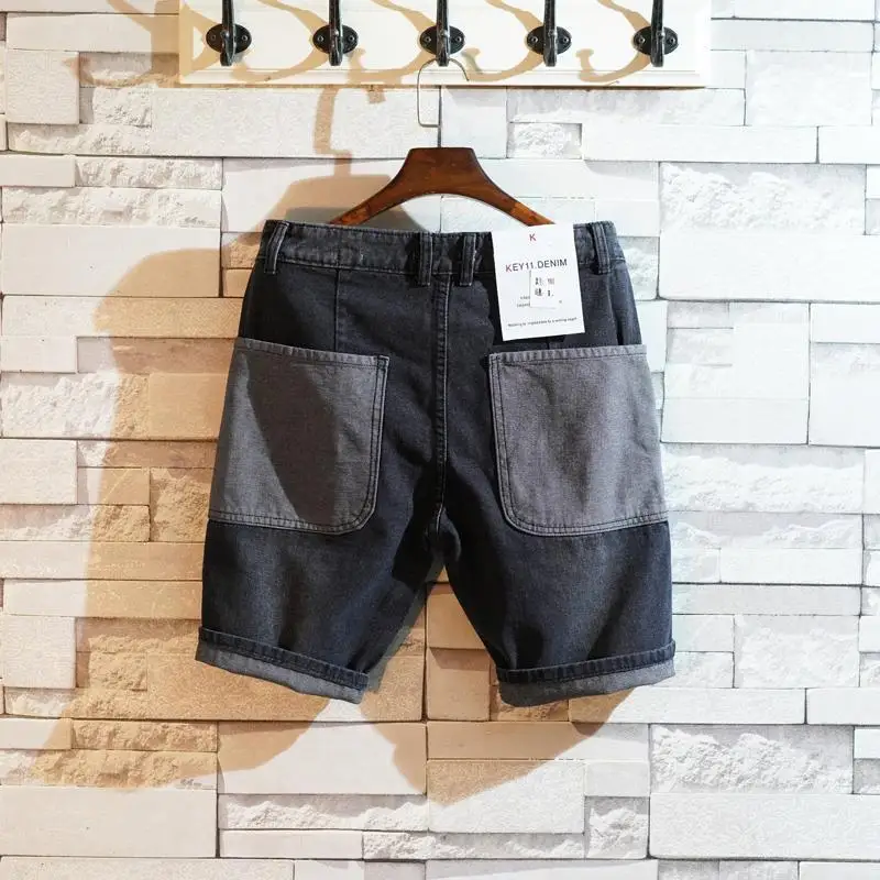 Lose gerade kurze Jeanshose fü – Men Fashion Jeans Bewertung und Preis