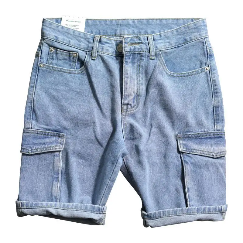 Lose gerade kurze Jeanshose fü – Men Fashion Jeans Bewertung und Preis