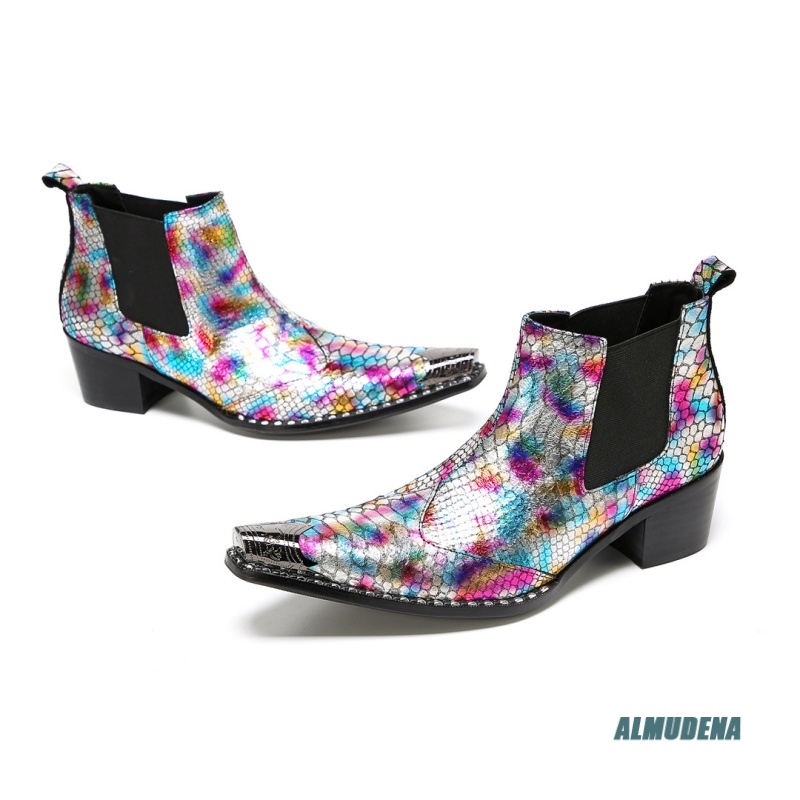 Mehrfarbige Chelsea-Stiefelett – Mens Fashion Dress Bewertung und Preis