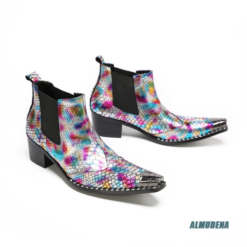 Mehrfarbige Chelsea-Stiefelett – Mens Fashion Dress Bewertung und Preis