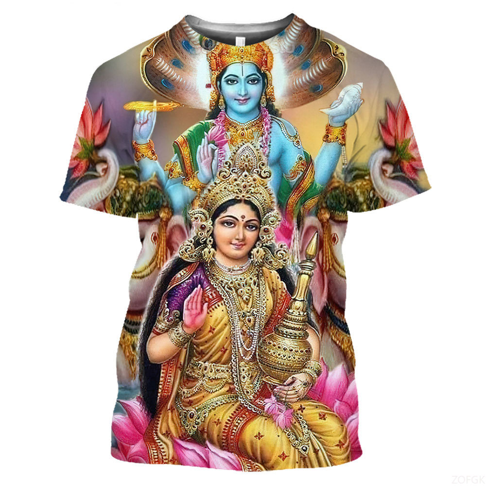 Sommer Mode Indische Gottheite – Graphic Tee Oversized Bewertung und Preis