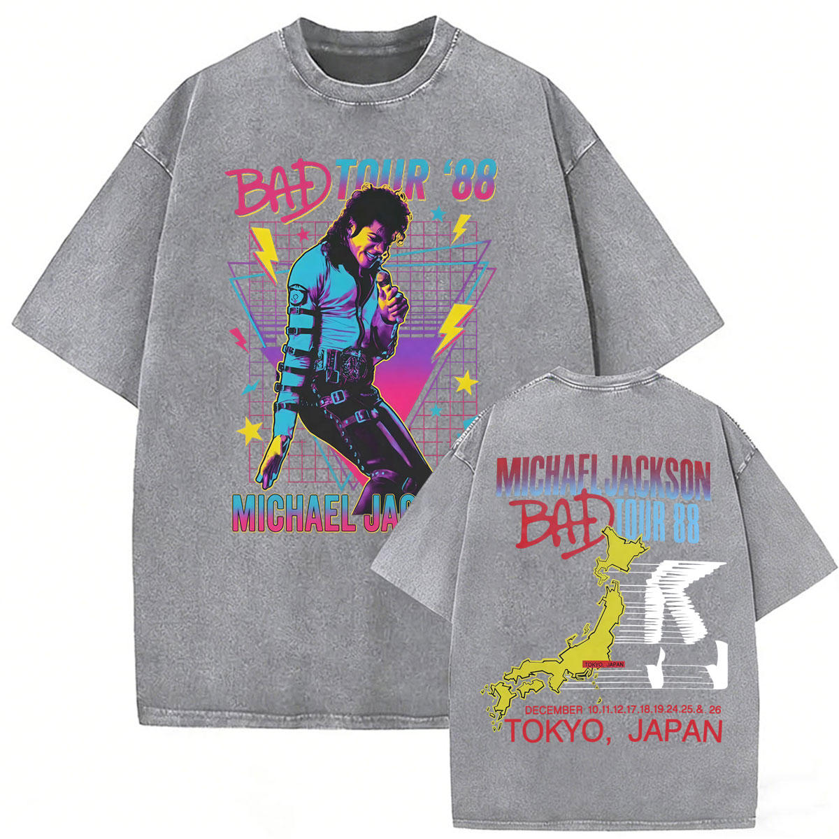Vintage Washed King of Pop Bad – Men'S Fashion From The 80S Bewertung und Preis