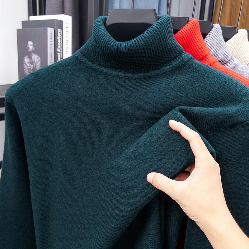 Herbst Herren Hohe Qualität Ge – Turtleneck Sweater Men Bewertung und Preis