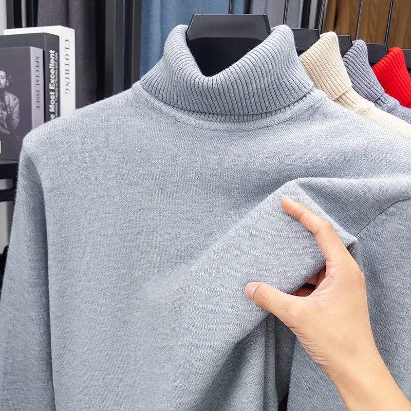 Herbst Herren Hohe Qualität Ge – Turtleneck Sweater Men Bewertung und Preis