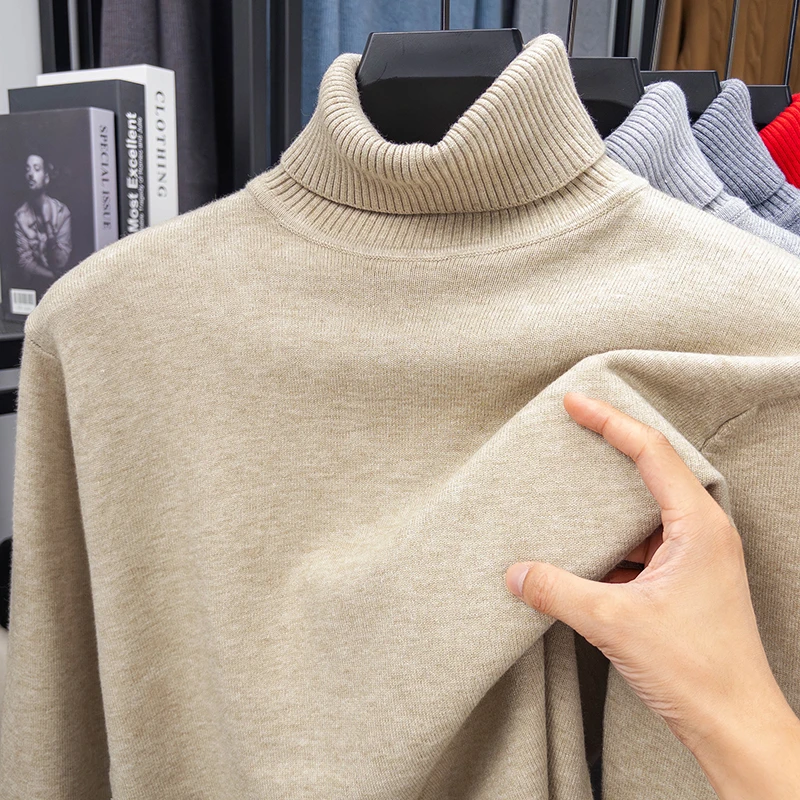 Herbst Herren Hohe Qualität Ge – Turtleneck Sweater Men Bewertung und Preis