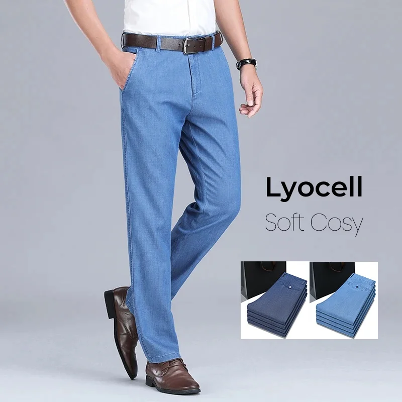 2024 neue männer Dünne Lyocell – Men'S Fashion Nova Jeans Bewertung und Preis
