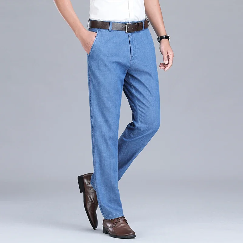 2024 neue männer Dünne Lyocell – Men'S Fashion Nova Jeans Bewertung und Preis