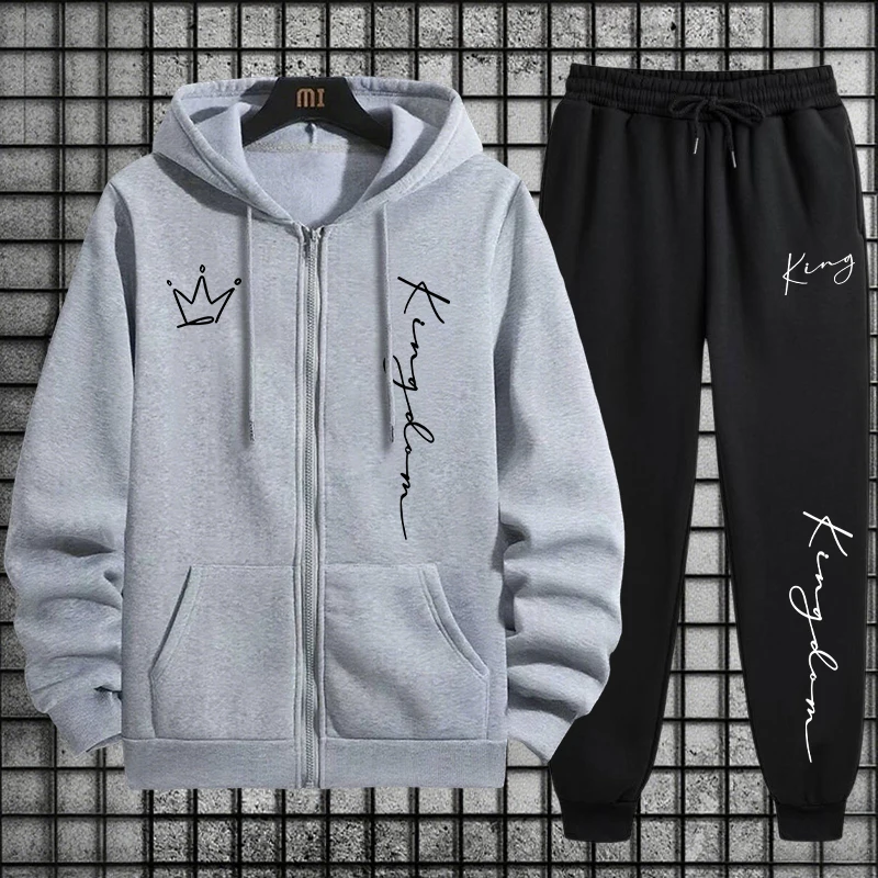 King Letter Print Hoodie und J – Quality Men'S Fashion Bewertung und Preis