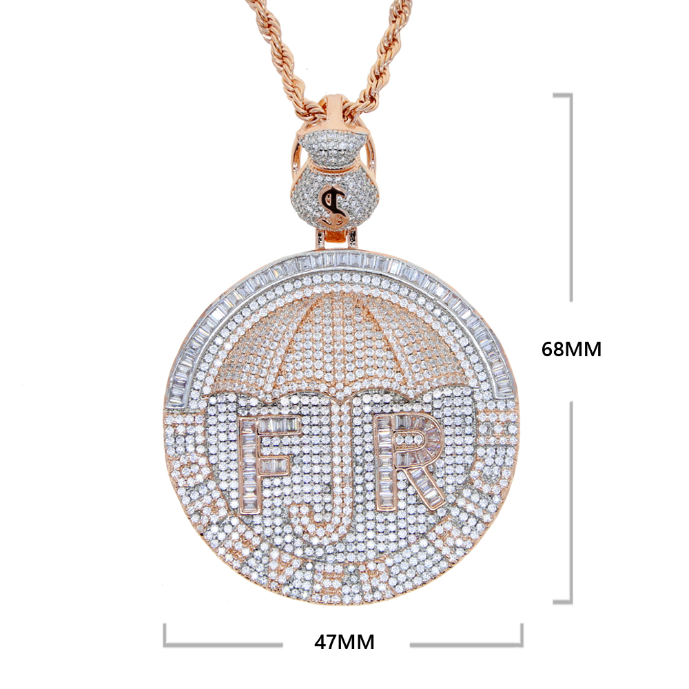 Iced Out Bling CZ Brief Für Im – Men'S Fashion Umbrella Bewertung und Preis
